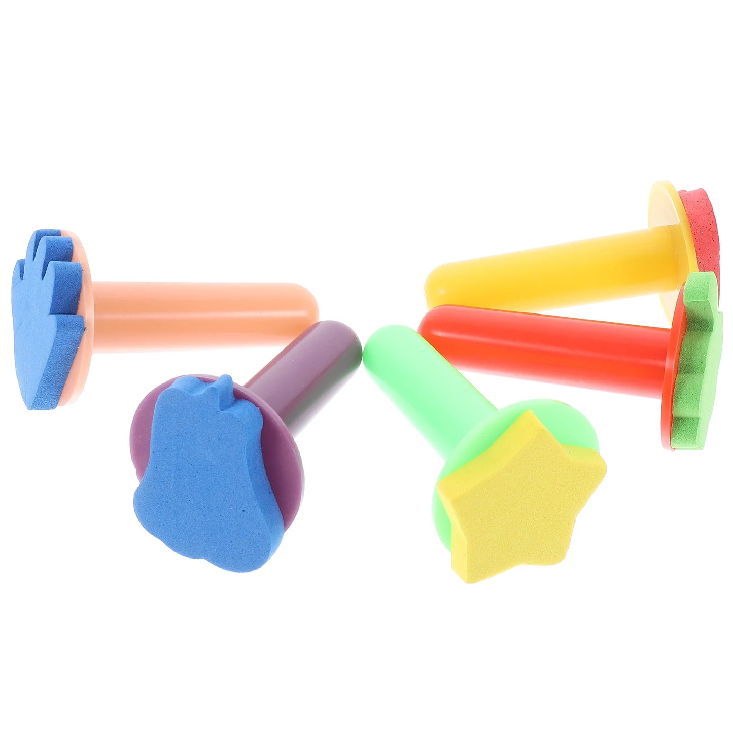 5 Pcs Painting Stamp Sponges Stamper Tool for Tools Painters Child Brushes Kids P'tits Explorateurs