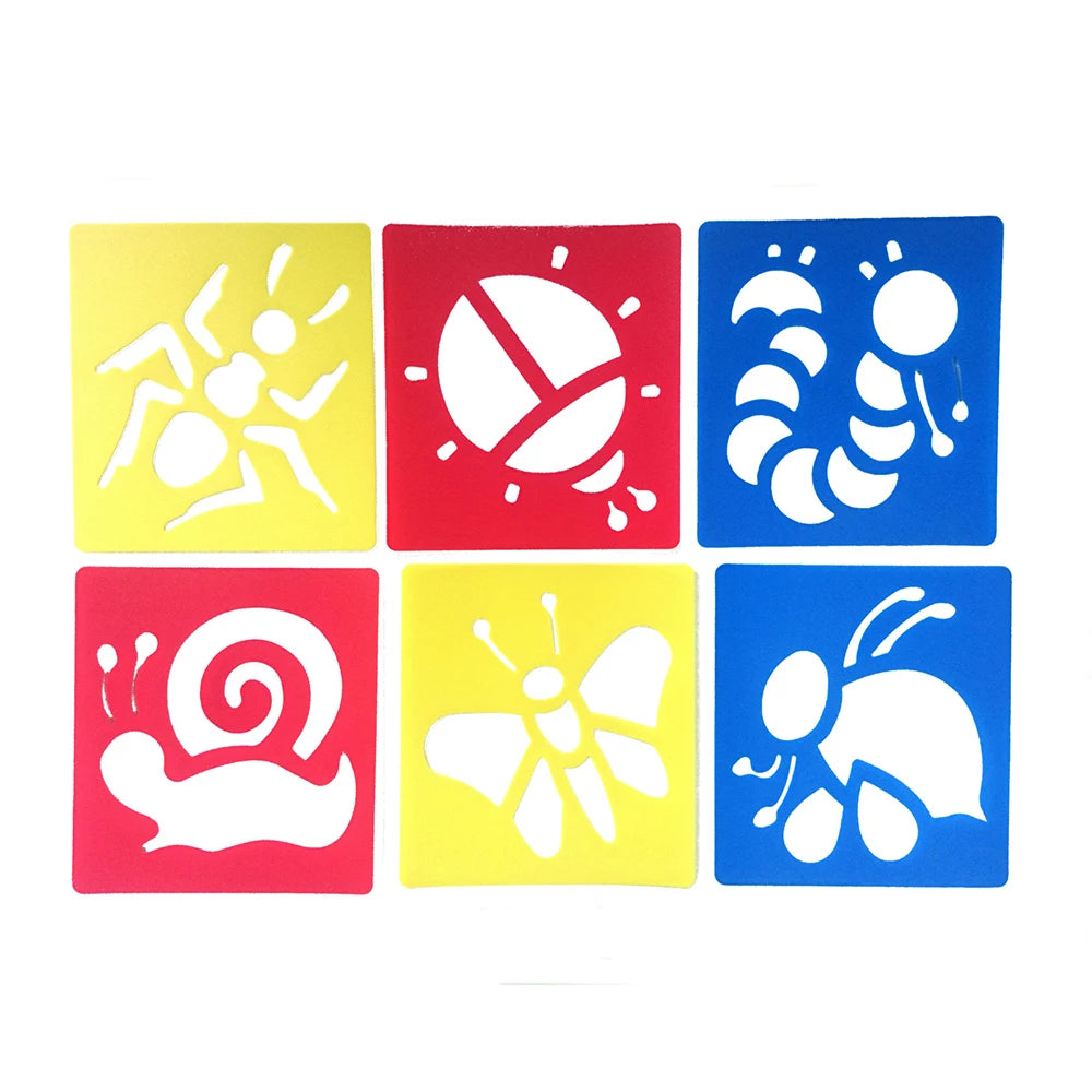 Set of 6 Insect Stencils