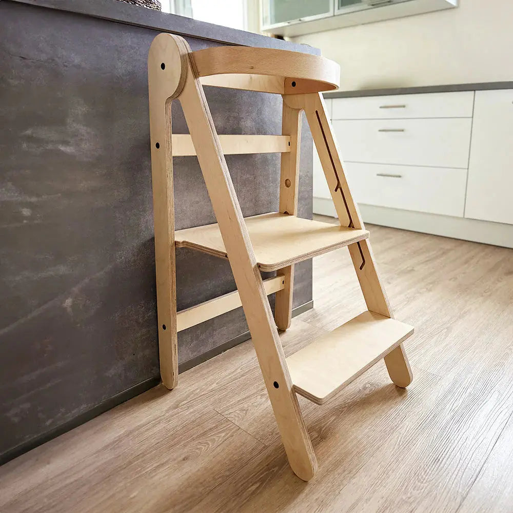 Tour d'Apprentissage Montessori Pliable | Naturelle | Certifiée FSC & CE Jeux Montessori 2 ans MagicArtClub