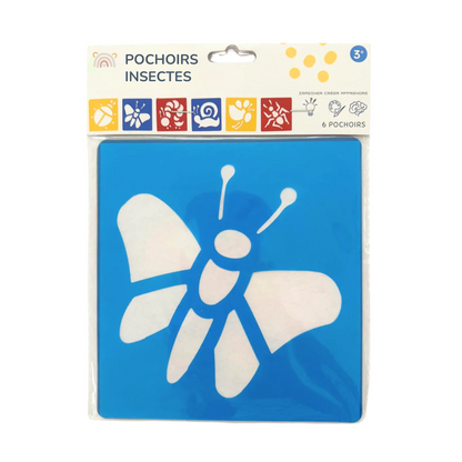 Set of 6 Insect Stencils